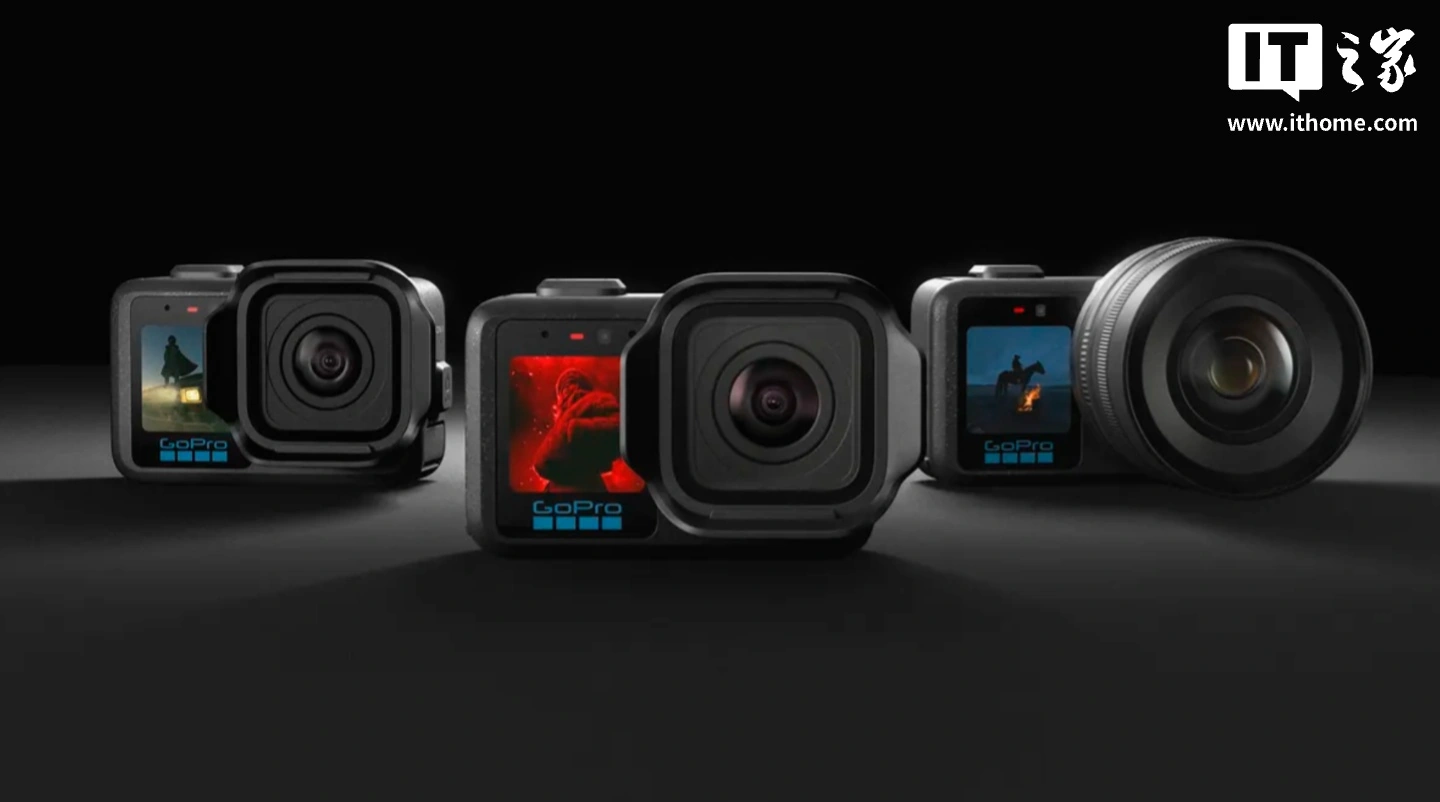 GoPro 推出 Mission 1 系列运动相机:搭 1 英寸传感器、可选配 M4/3 镜头卡口版本