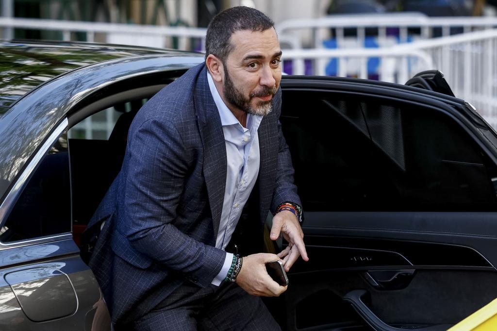 V�ctor de Aldama, a su llegada el mi�rcoles al Tribunal Supremo.