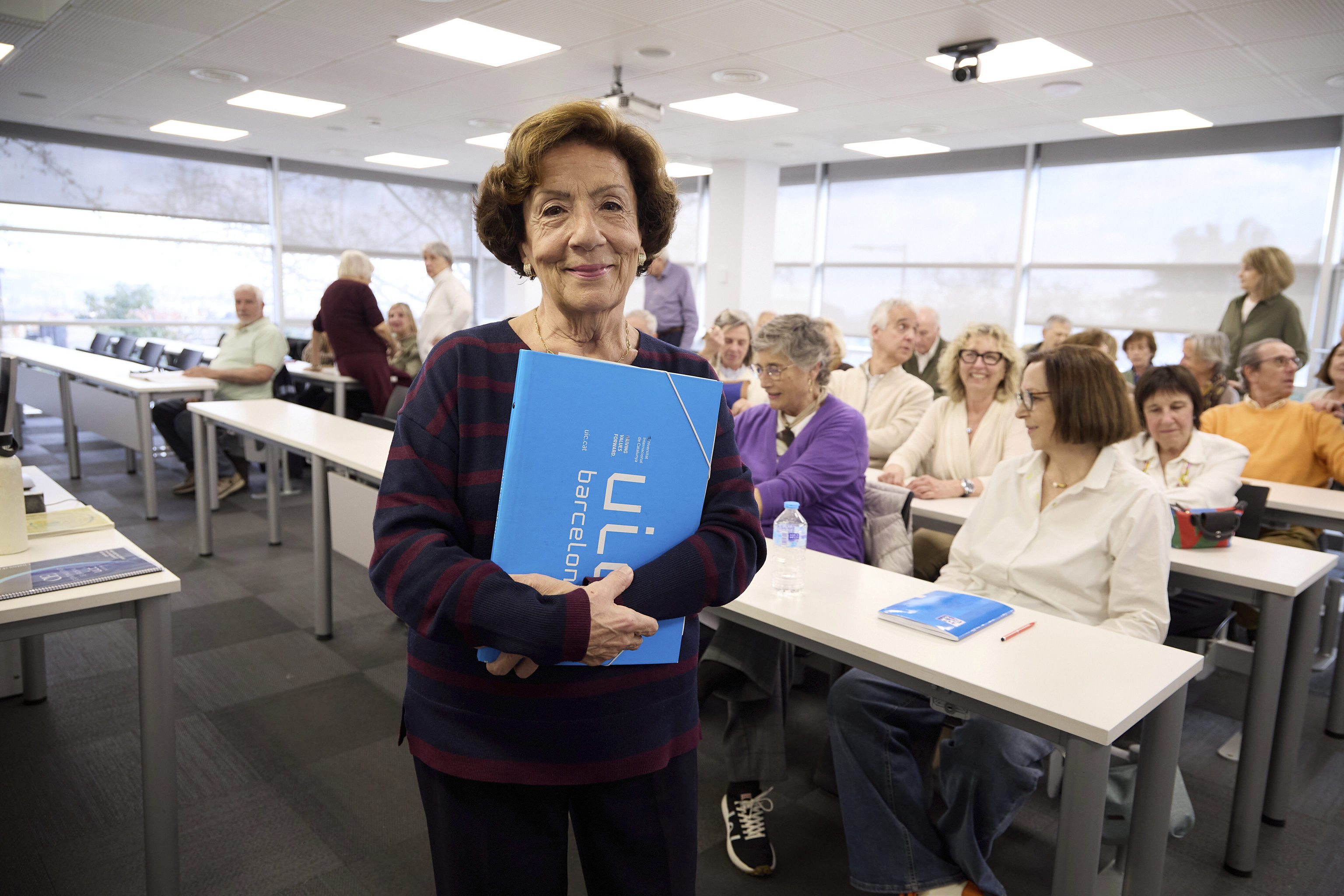 Isabel Vituri (76 a�os), alumna de la Universidad Internacional de Catalu�a.