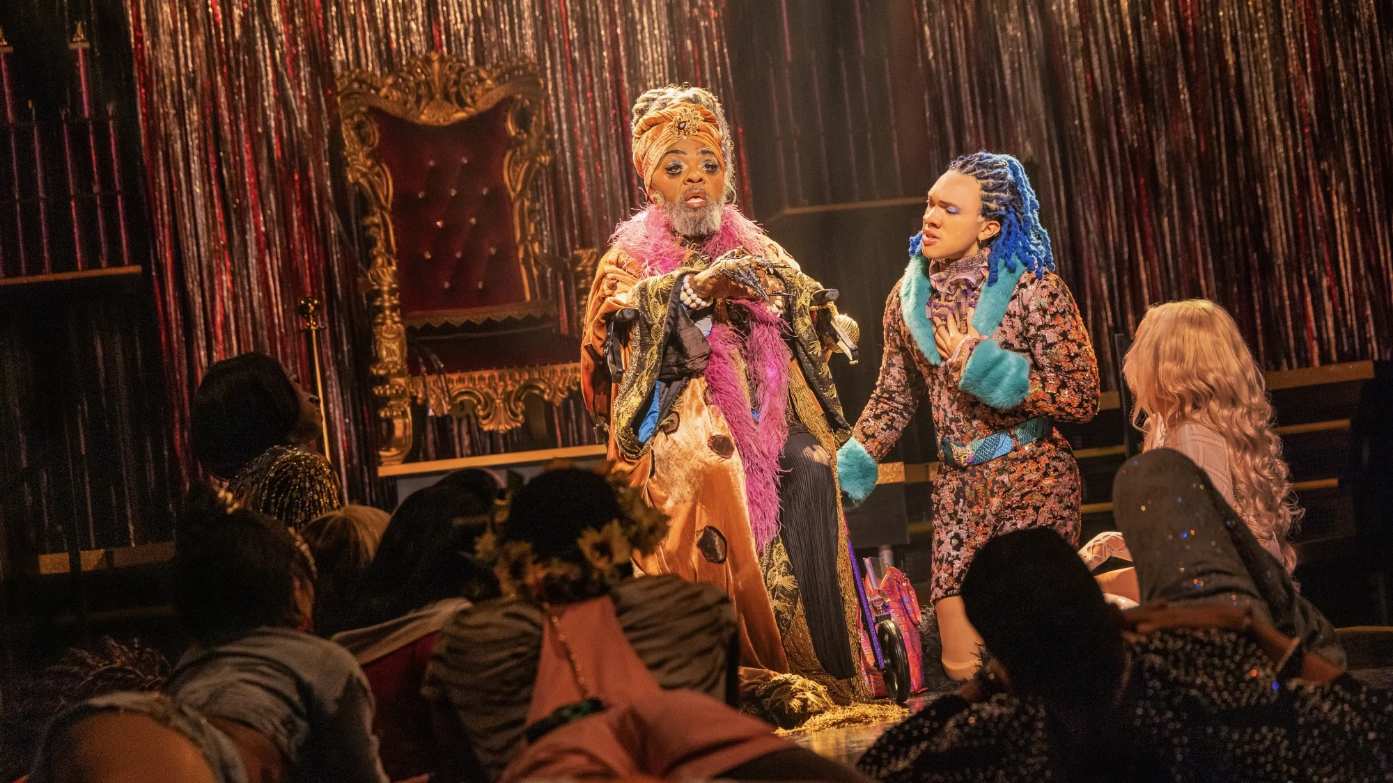Junior LaBeija and Bryson Battle in "Cats: The Jellicle Ball."