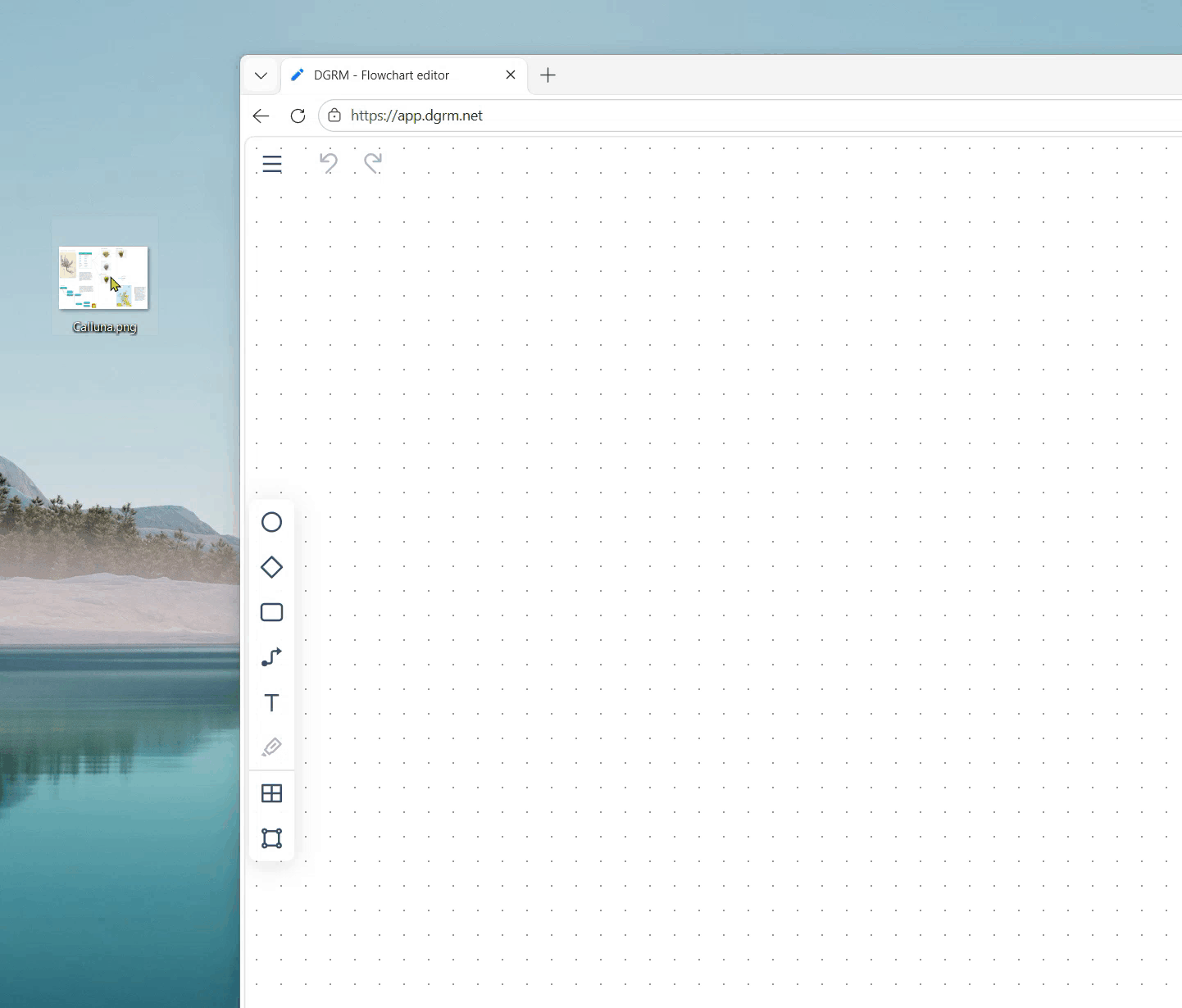 Рис 1. Онлайн доска DGRM.net открывает схемы из PNG картинок Рис 1. Онлайн доска DGRM.net открывает схемы из PNG картинок