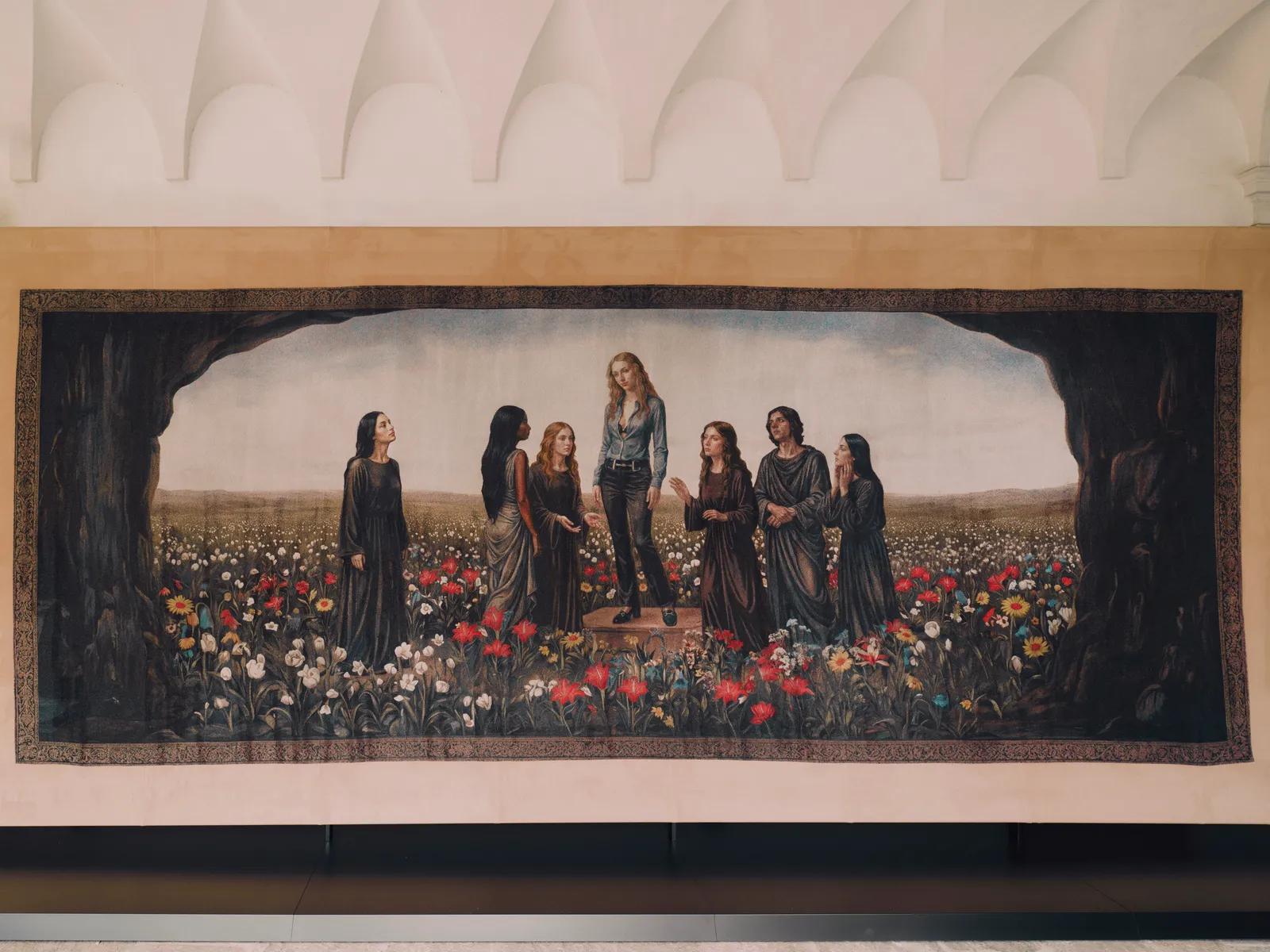 Image may contain Maisie Williams Art Painting Adult and Person