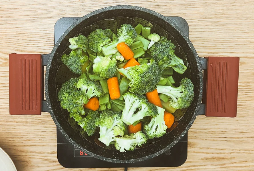 Cómo hacer verduras al vapor y aliños para acompañarlas