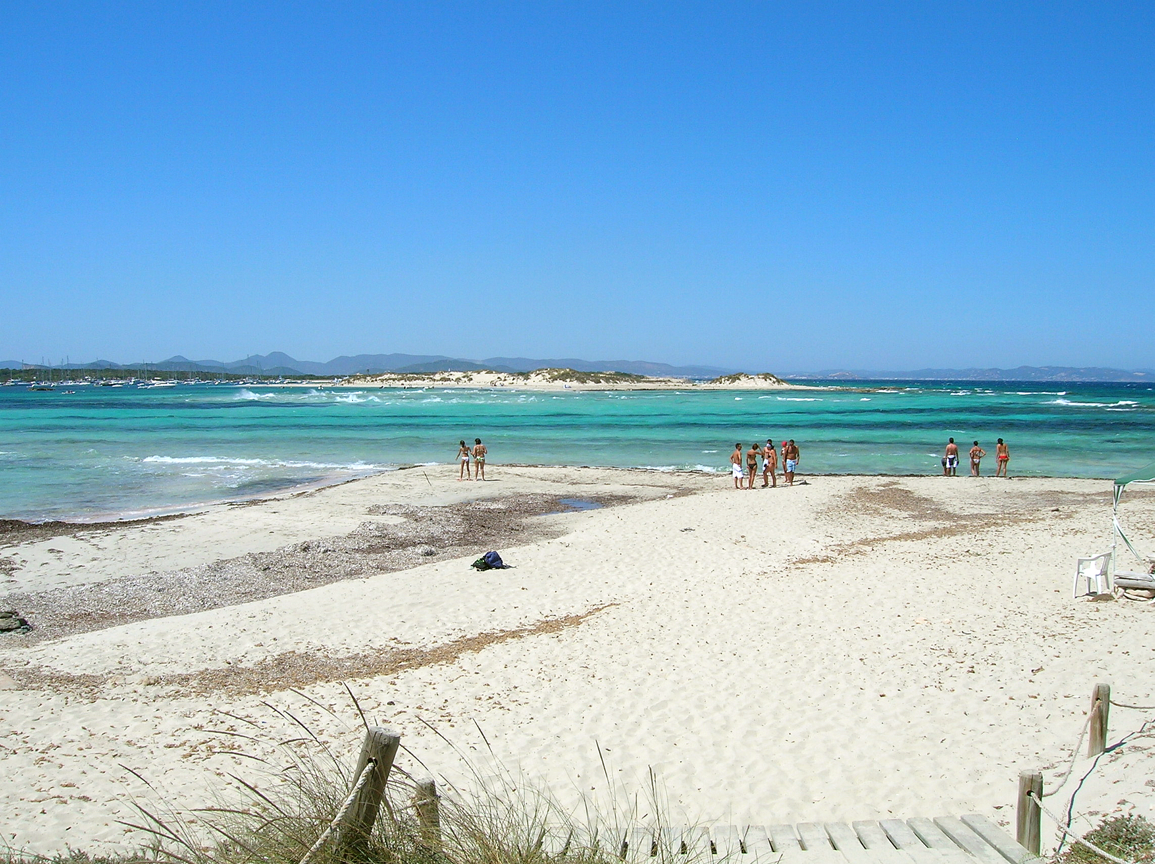 Panor�mica de una playa de Formentera.