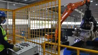 WHEEL OF TIME: Maruti Suzuki Toyotsu India’s vehicle scrapping and recycling facility at Noida in Uttar Pradesh WHEEL OF TIME: Maruti Suzuki Toyotsu India’s vehicle scrapping and recycling facility at Noida in Uttar Pradesh