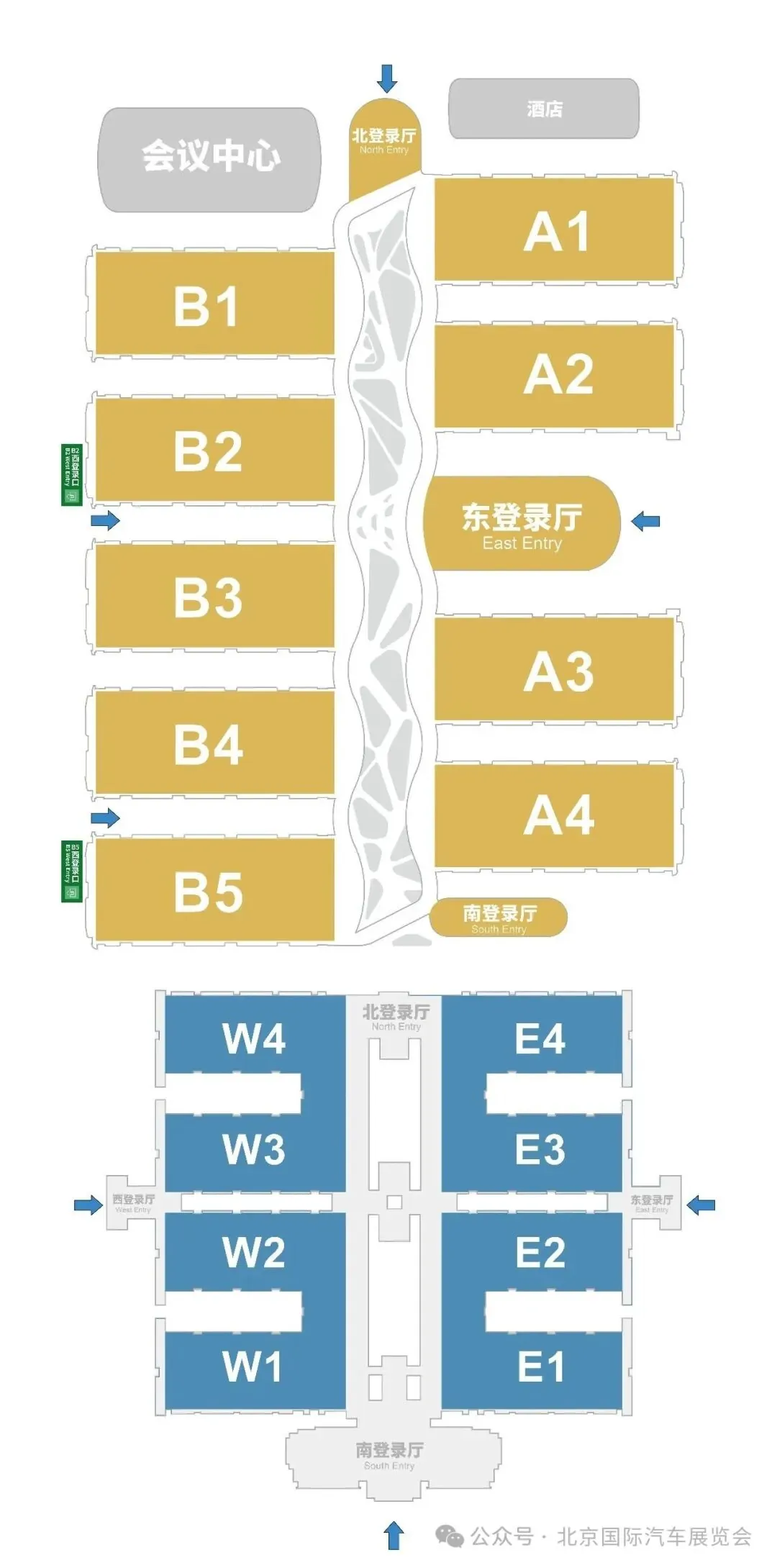 规模全球第一,2026 北京车展展位分布图发布