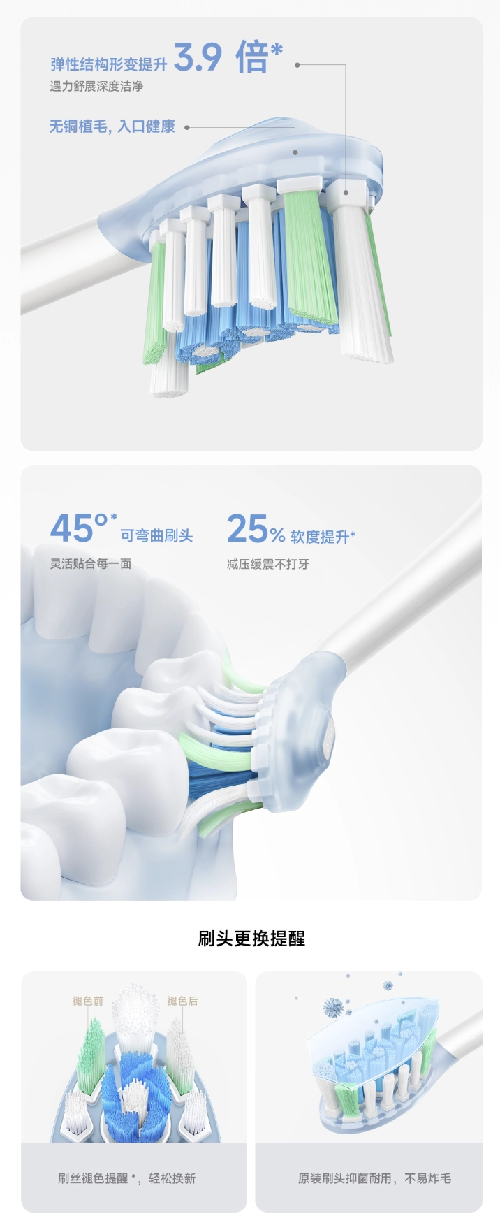 小米推出米家多向扫振电动牙刷 Pro:配彩屏交互,549 元