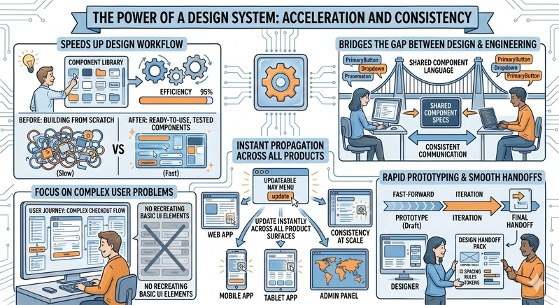 Image description the power of design system