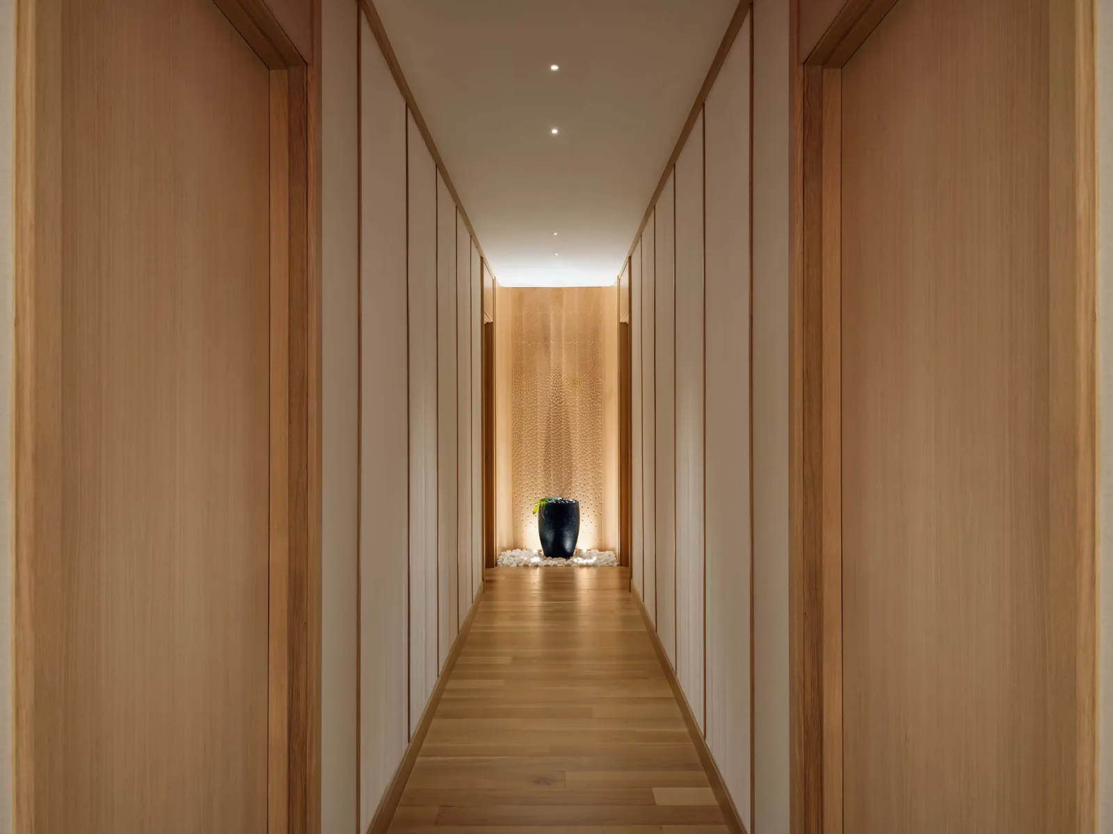 Image may contain Indoors Interior Design Plant and Hallway