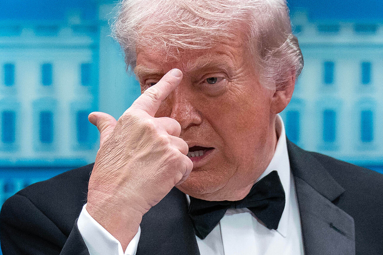 Evacuaci�n de Donald Trump del hotel Washington Hilton tras el...