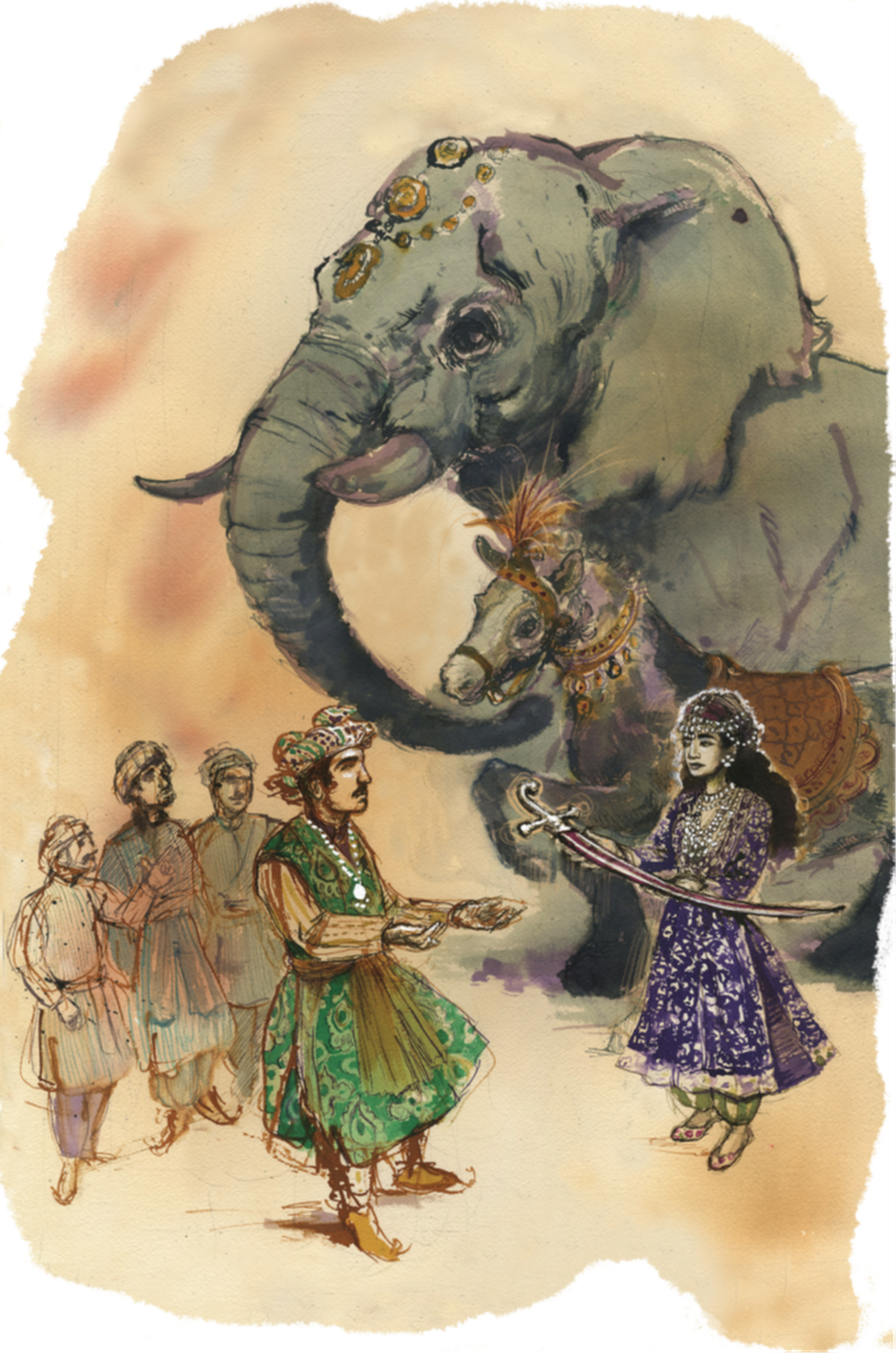 An illustration from Tiger Slayer