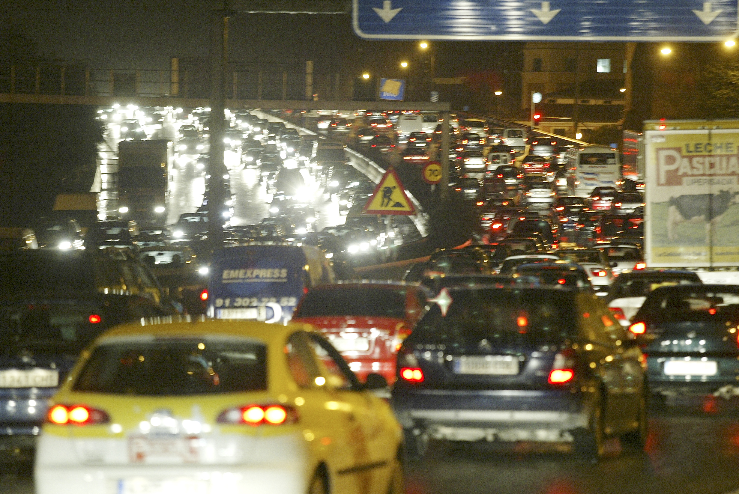 Atasco en la M30. A�o 2005