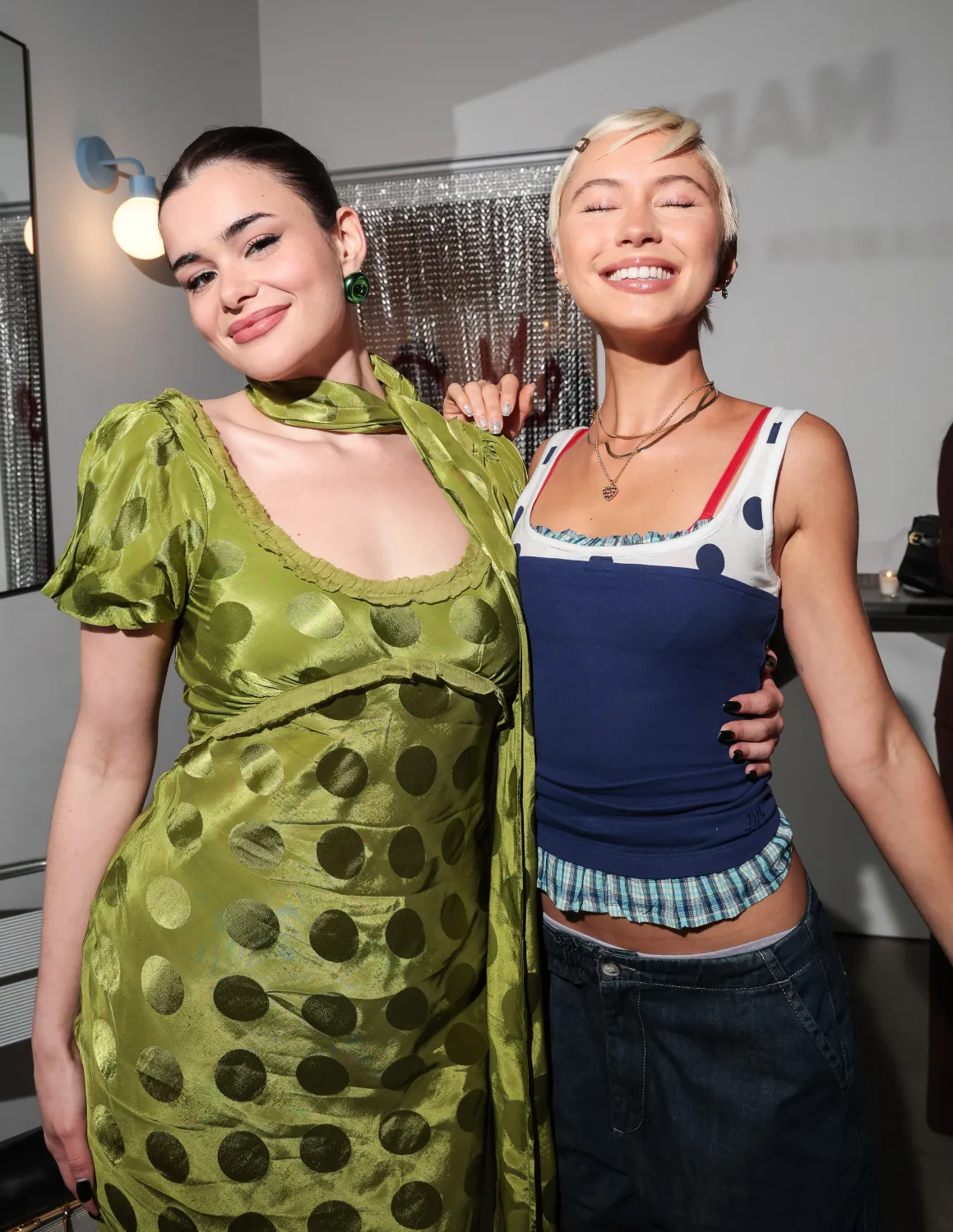 Barbie Ferreira and Iris Law were among the guests as Damson Madder hosted a celebratory cocktail party on Wednesday at its Los Angeles pop-up space.