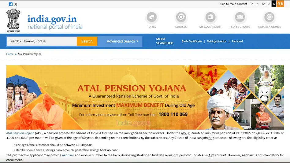 Atal Pension Yojana crosses 9 crore subscribers; FY26 sees record 1.35 crore additions 