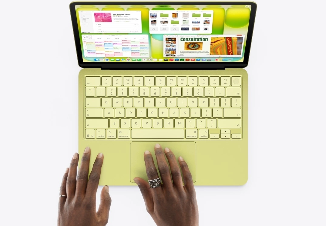 MacBook Neo in yellow. Photo courtesy of Apple