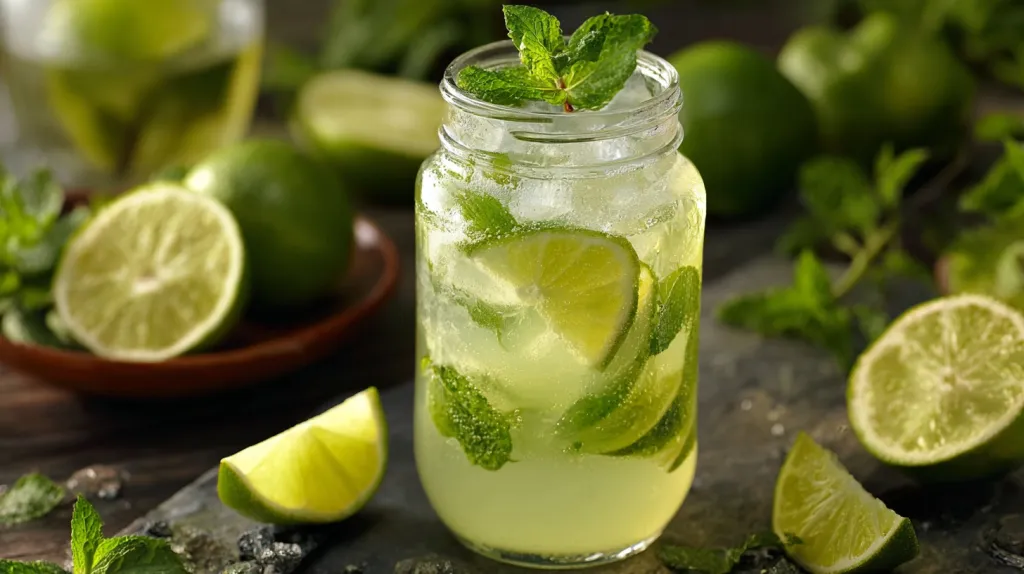 Una buena limonada es ideal para acompañar este plato de primavera-verano. - Midjourney