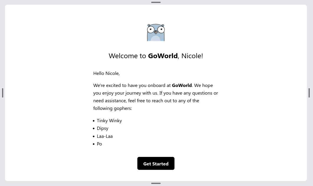 React Email preview UI