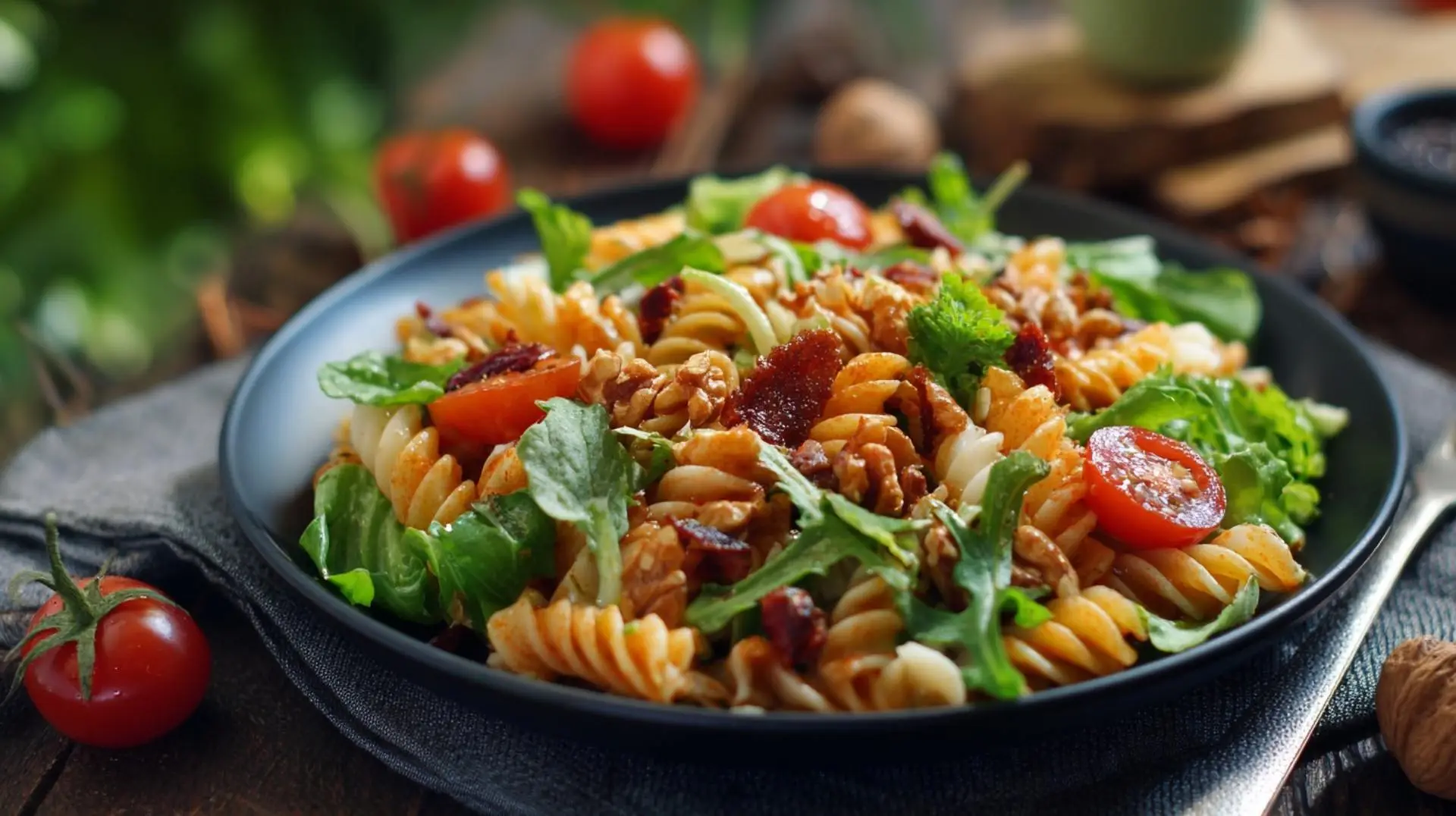 Esta ensalada tiene un toque crunchy de lo más adictivo.