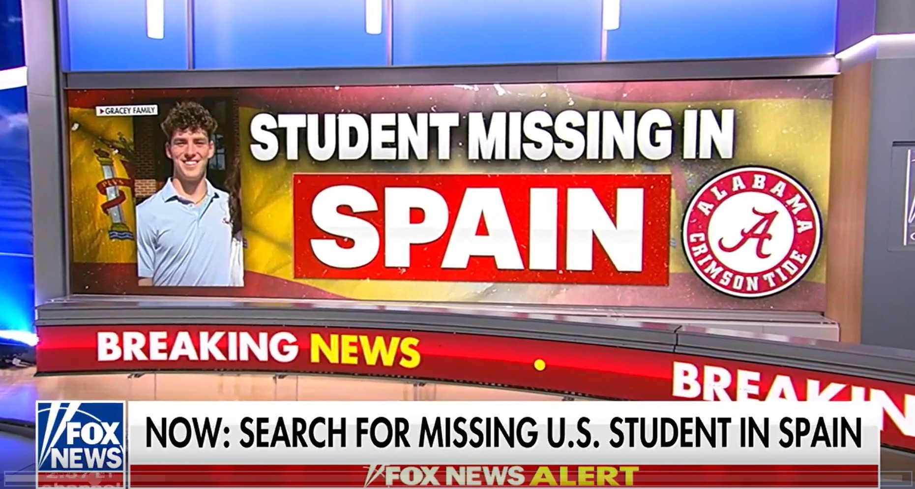 La desaparici�n de Jimmy cop� programas de televisi�n en Estados Unidos y la FOX le dedic� una de sus 'breaking news'.