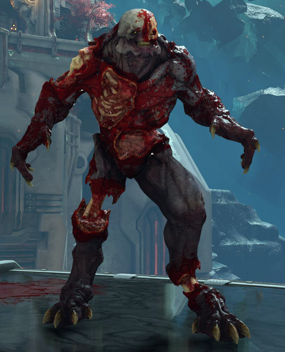 Рыцарь Ада из «Doom Eternal». Рыцарь Ада из «Doom Eternal».