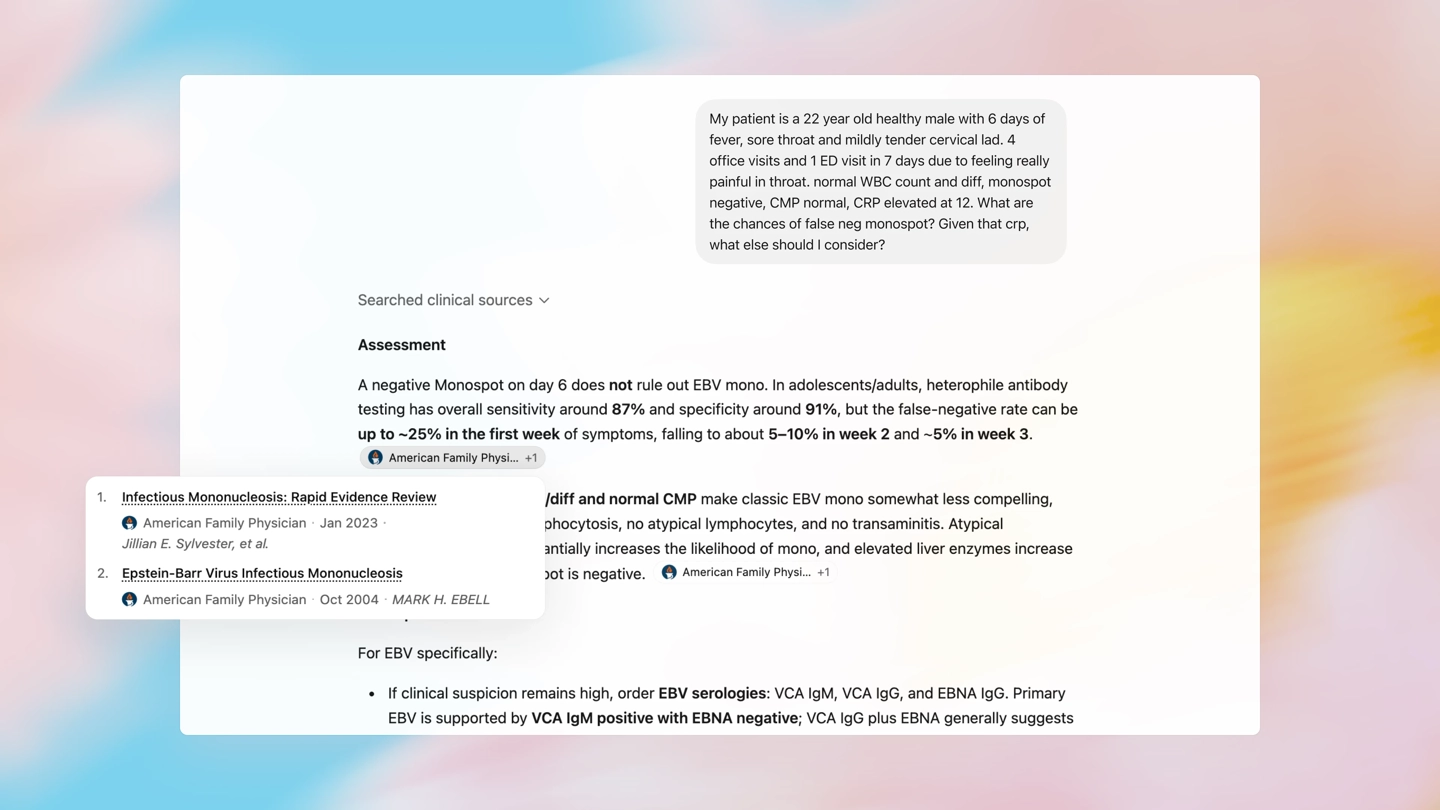 OpenAI 在美国推出 ChatGPT 临床医生版本,认证后免费使用 搜索-临床 -来源