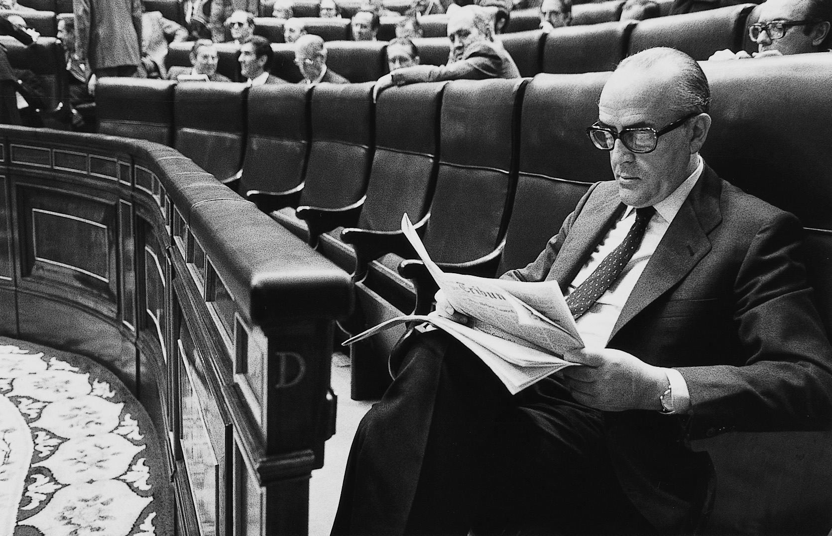 El presidente Calvo-Sotelo, en el Congreso.