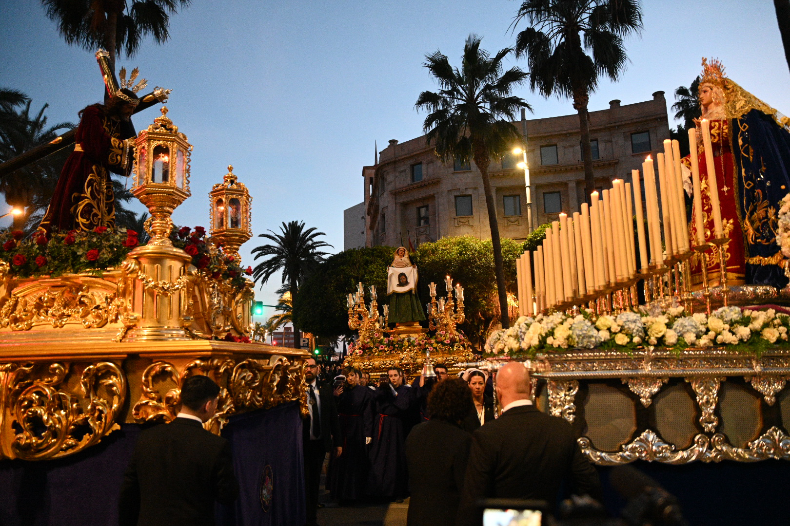 Fervor en la Semana Santa de Almer�a.