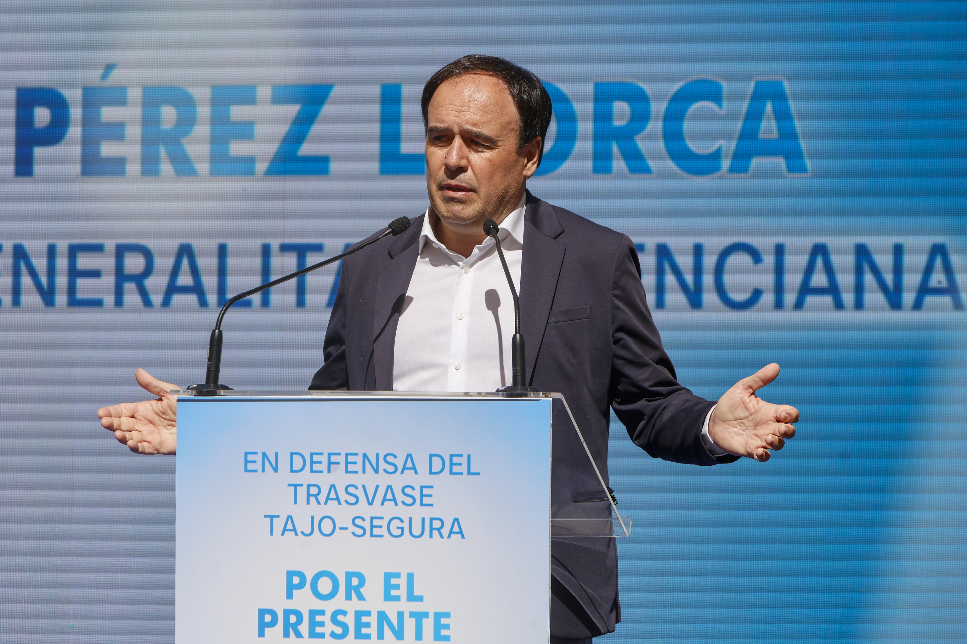 El presidente de la Generalitat, Juanfran P�rez Llorca, en el acto.