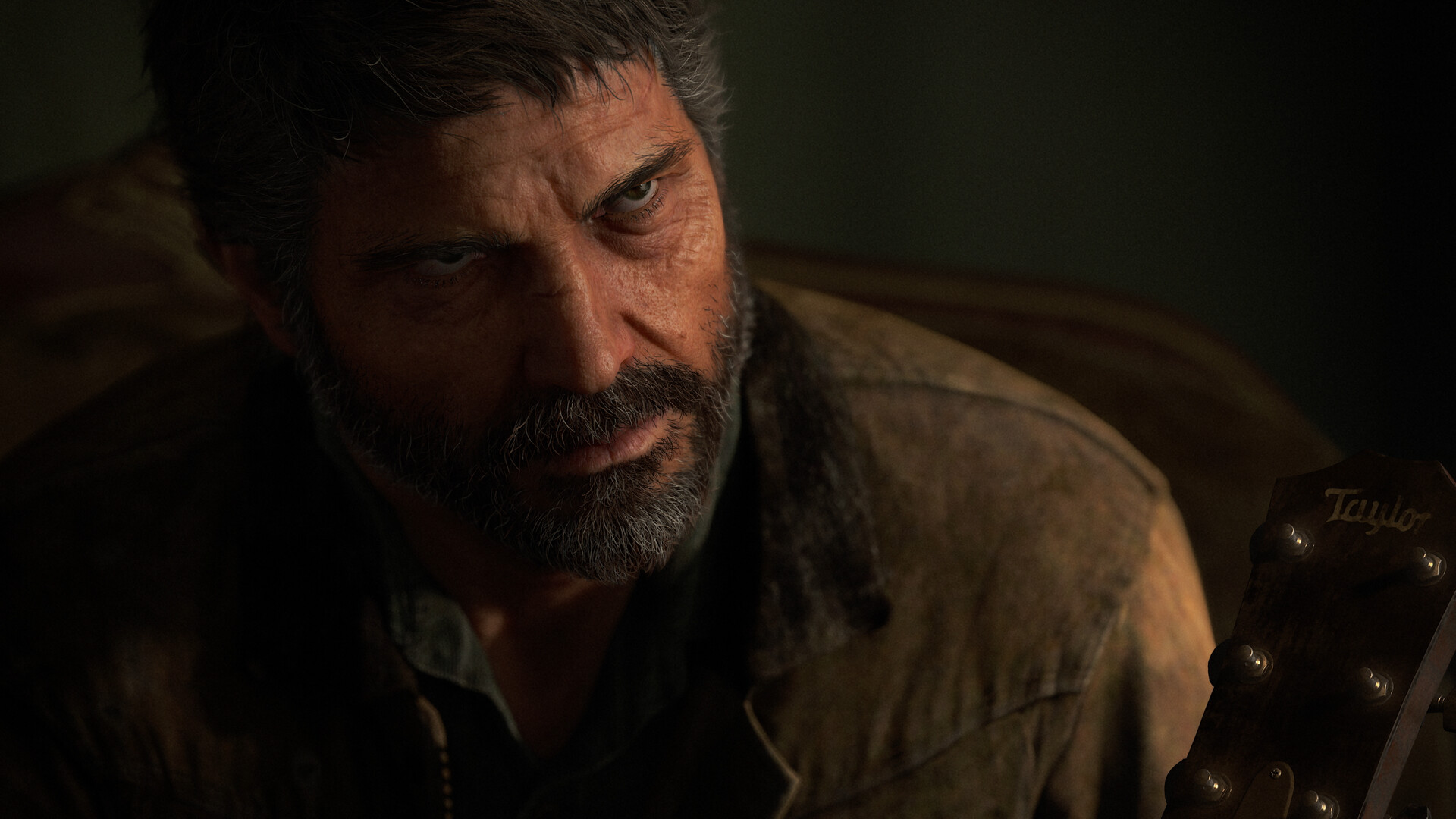 The Last of Us Part 2 Remastered Joel Miller looking up