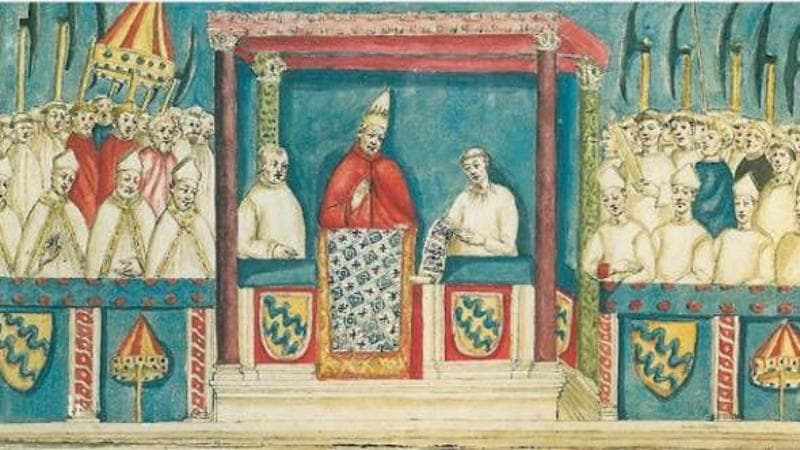 Bisogna risalire ai tempi di Bonifacio VIII per un attacco così violento