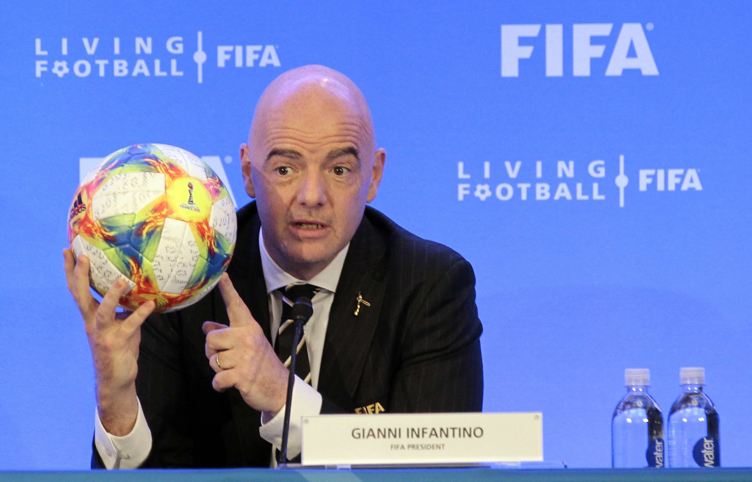 El presidente de la FIFA Gianni Infantino.