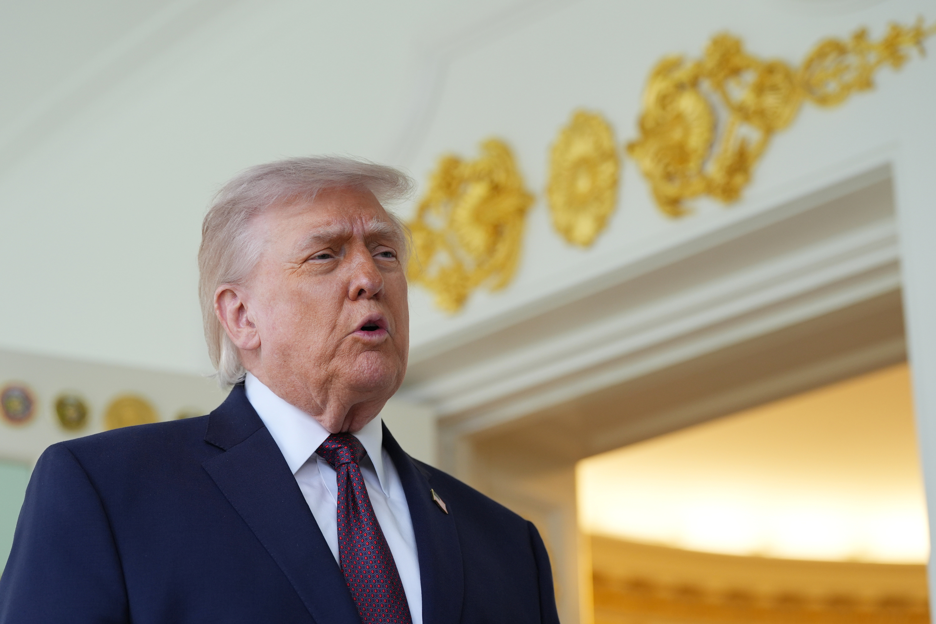 Donald Trump en la Casa Blanca.