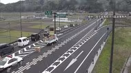 【続報】山陰道でバイクがワイヤーロープ支柱に衝突　73歳男性が救急搬送も意識不明の重体の模様（鳥取）