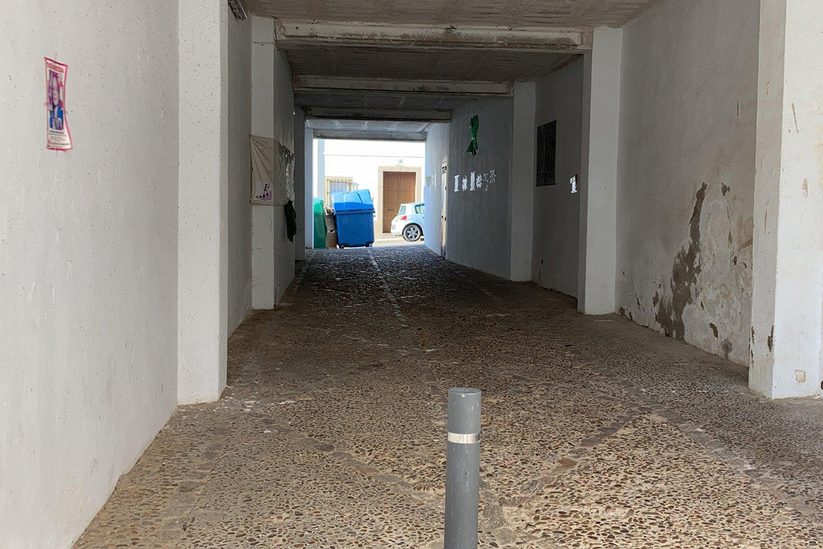 Traves�a entre la casa de Francisca y la del crimen.