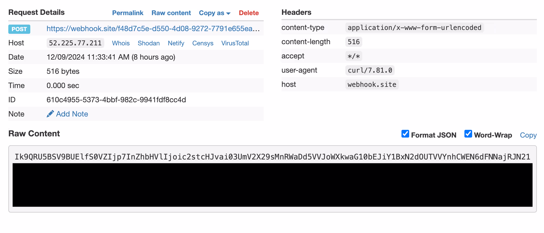Demonstrating the exfiltrated secrets used for build-cache poisoning