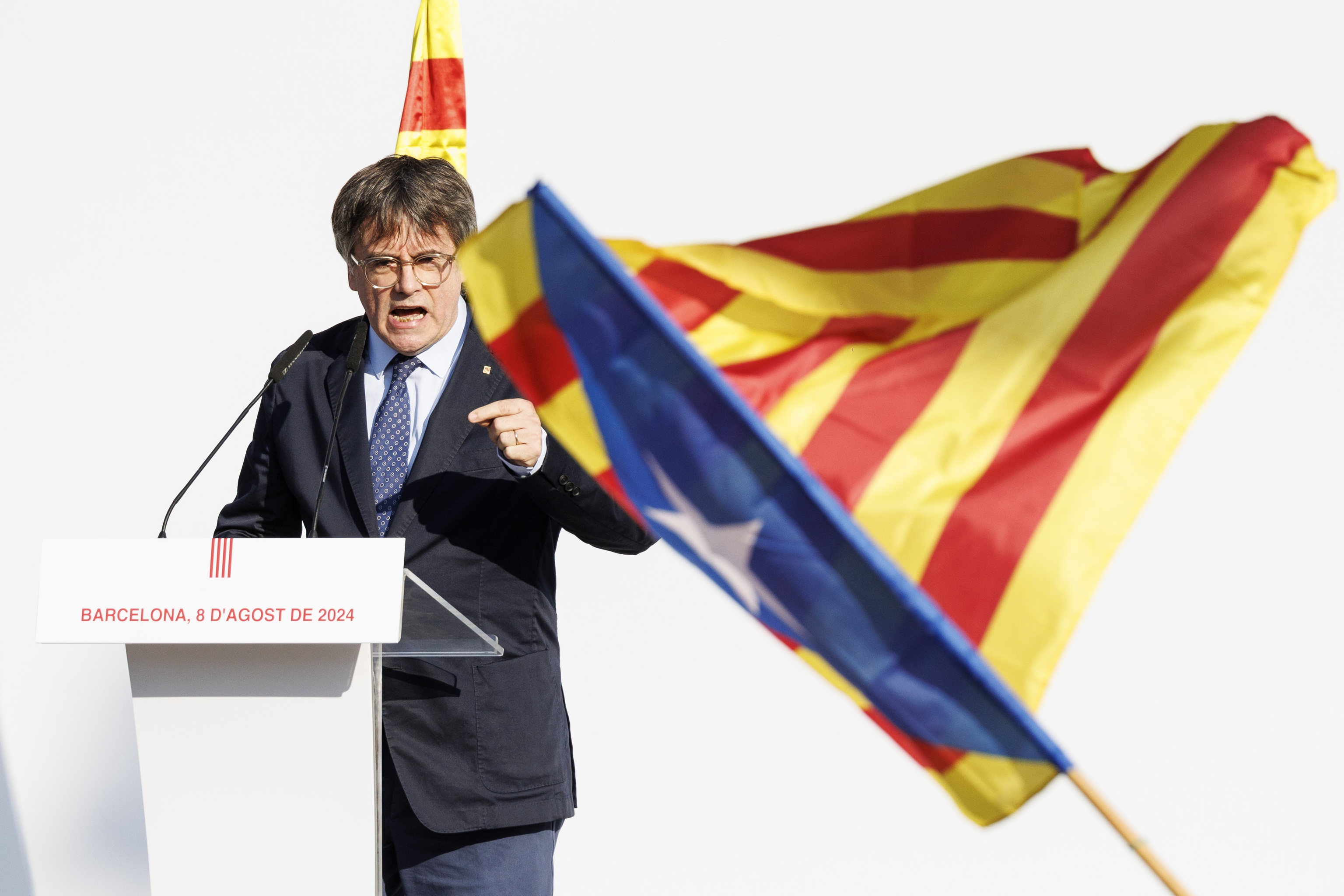 Carles Puigdemont el 8 de agosto de 2024