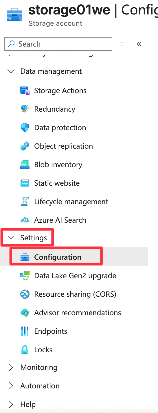 Configuration