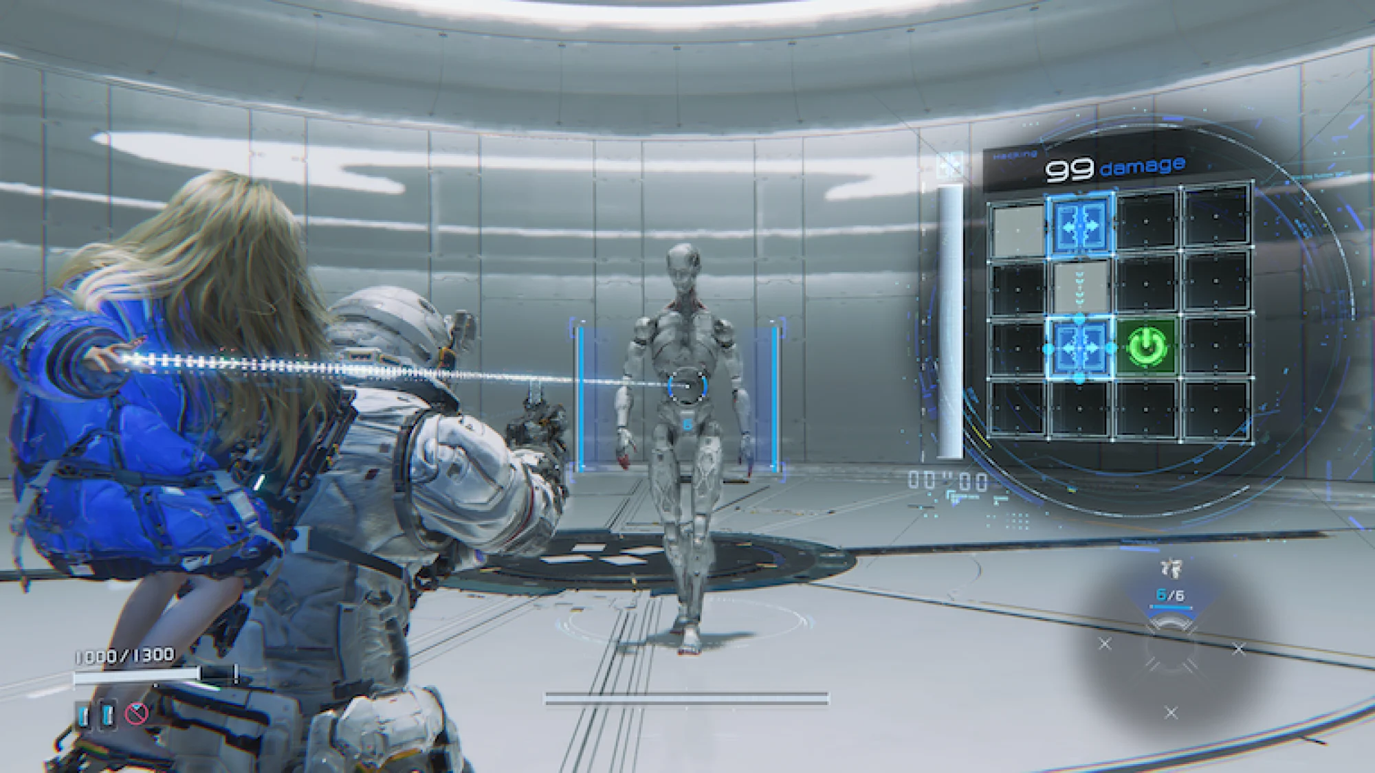 Hacking minigame in Pragmata
