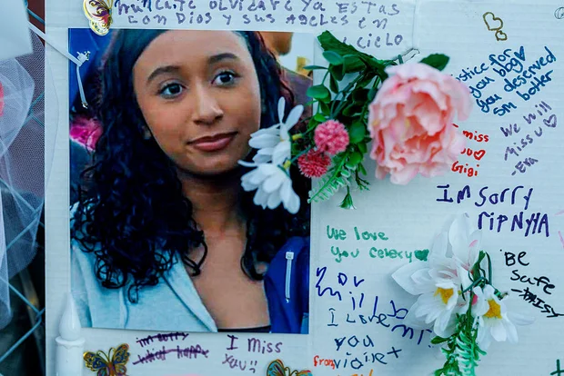 Memorial for murdered teen in Lake Elsinore, CA 