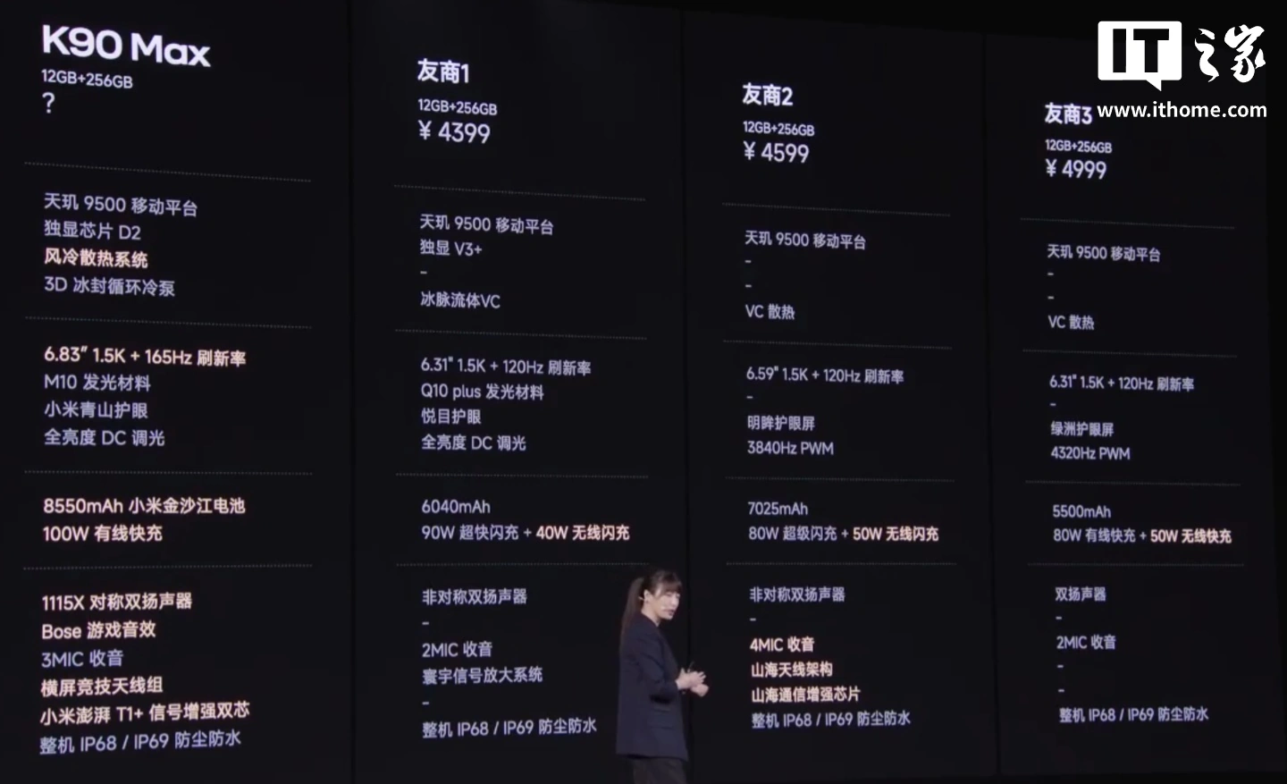 小米首款内置风扇手机:REDMI K90 Max 发布,噪音最高 32dB、终身免费清洁,2999 元起