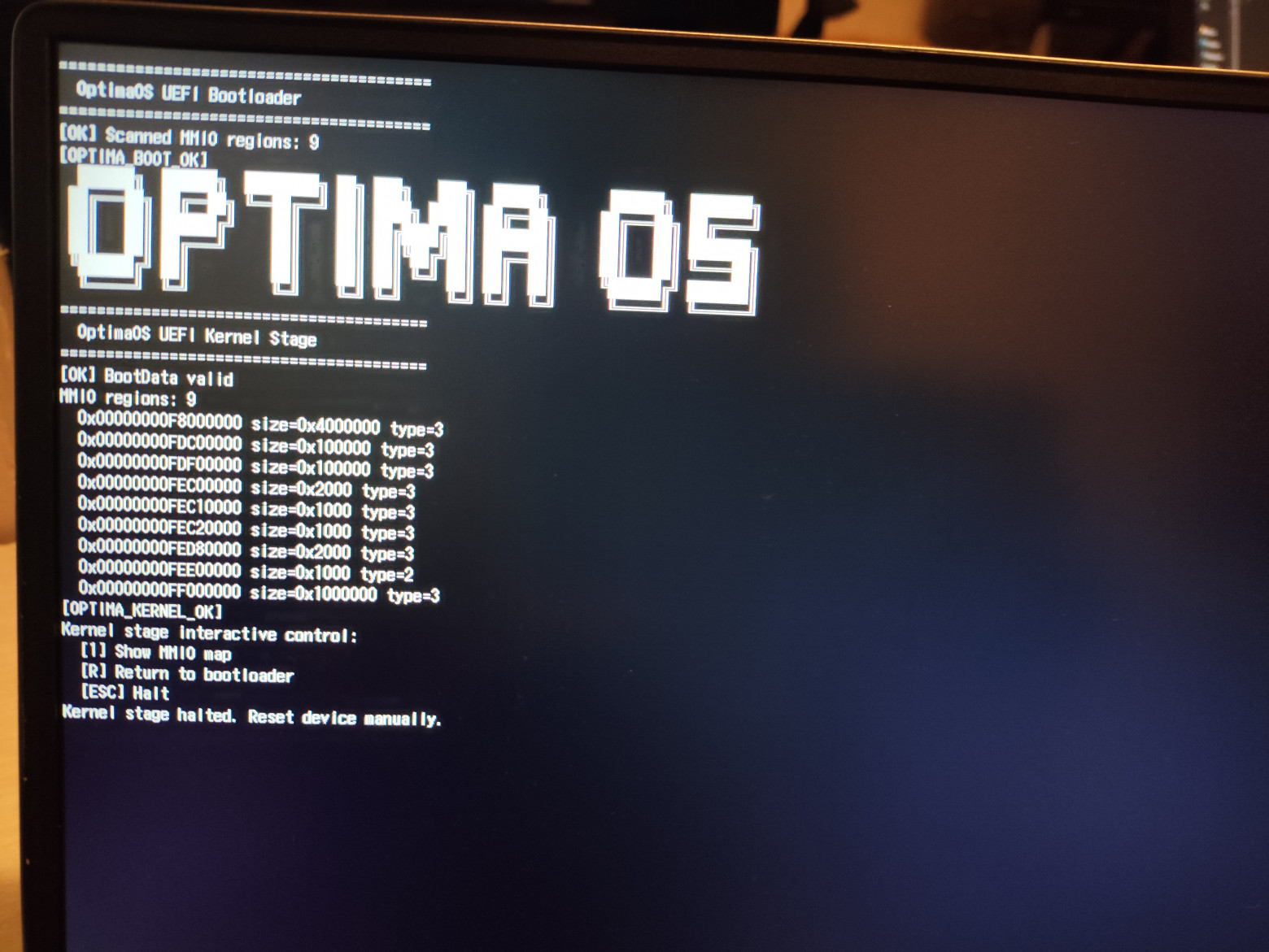 POST UEFI MODE. MM_OK INTR_OK SCHED_OK` — это на реальном x86_64, не в QEMU.