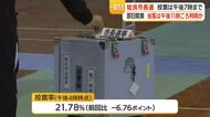 姶良市長選挙　投票続く　鹿児島