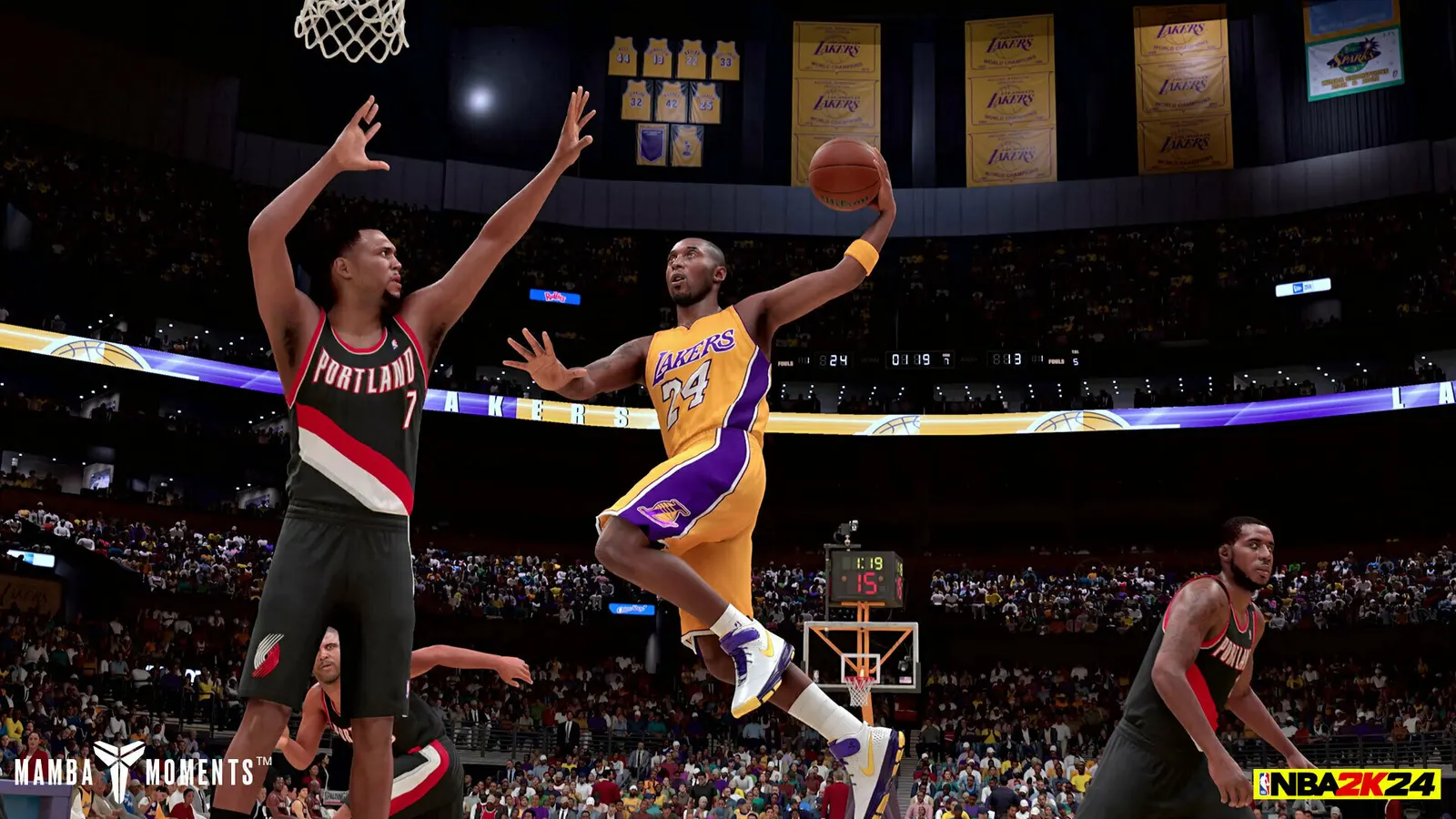 纪念传奇球星科比·布莱恩特:《NBA 2K24》推出曼巴时刻模式