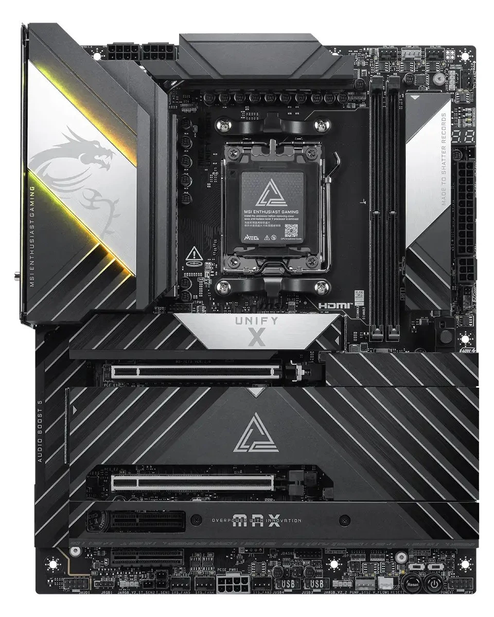 微星 MEG X870E UNIFY-X MAX 主板上市,4799 元