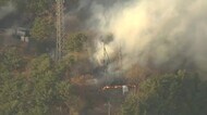 山林と複数の建物焼く火事　現在も延焼中　岩手・大槌町