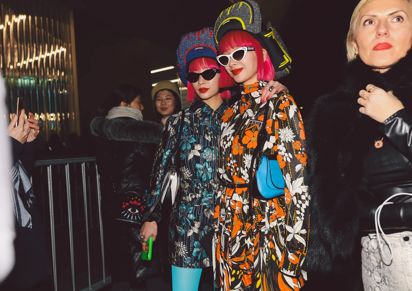This image may contain Human Person Sunglasses Accessories Accessory Clothing Apparel Skin Night Life and Costume