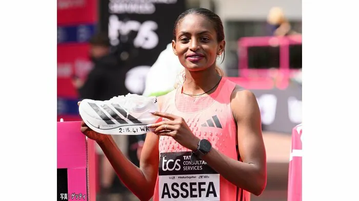 女子で世界最高記録をマークしたアセファ選手