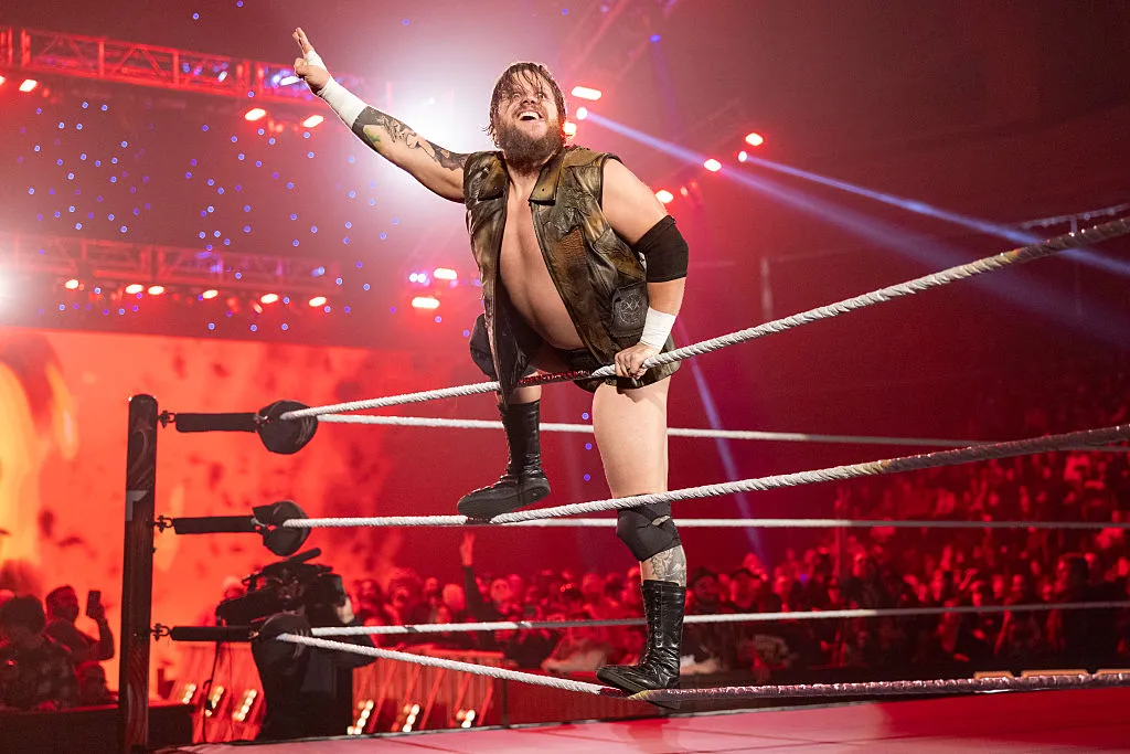 ORLANDO, FLORIDA FEBRUARY 4: Joe Gacy makes his entrance during NXT at the WWE Performance Center in Orlando, Florida on February 4, 2024. (Photo by Bradlee Rutledge/WWE via Getty Images.)