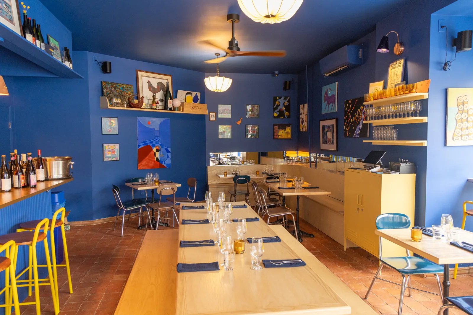 Image may contain Architecture Building Dining Room Dining Table Furniture Indoors Room Table and Restaurant