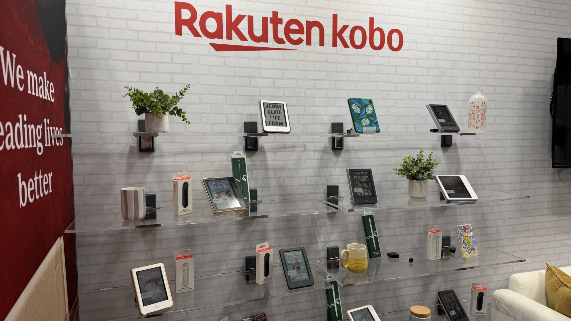 The Rakuten Kobo display at BookCon 2026